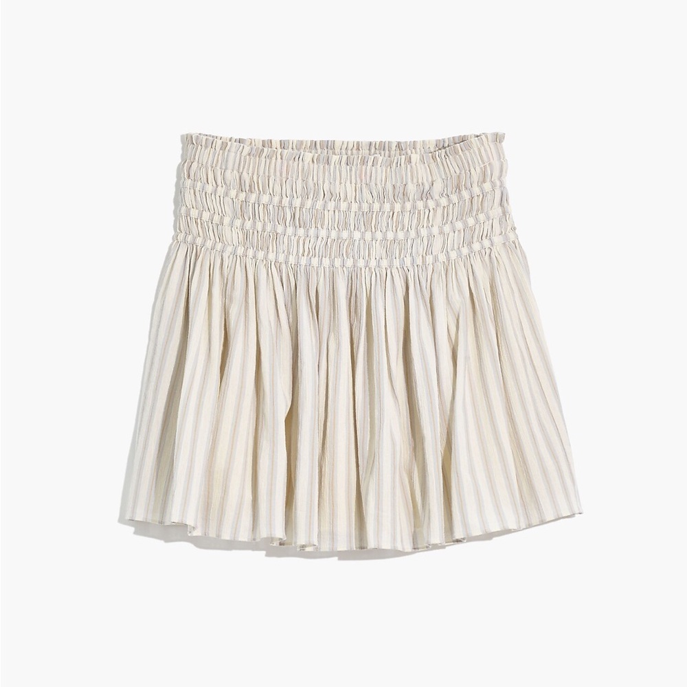 Madewell size SMALL: Smocked Pull-On Mini Skirt